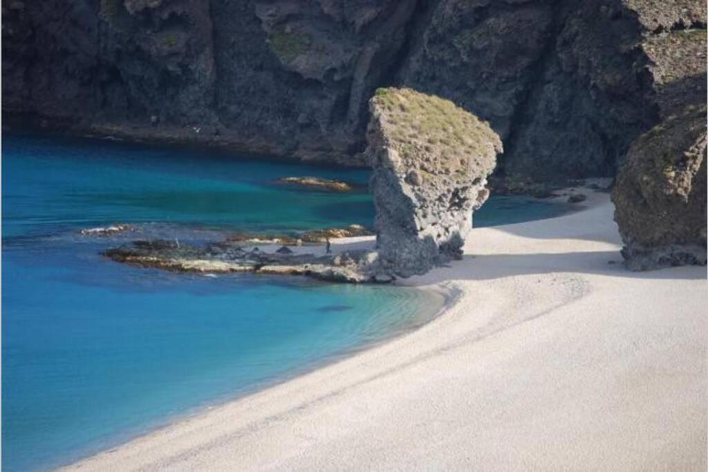 Atico Con Encanto En Cabo De Gata. A 100M De La Playa. Carboneras Bagian luar foto